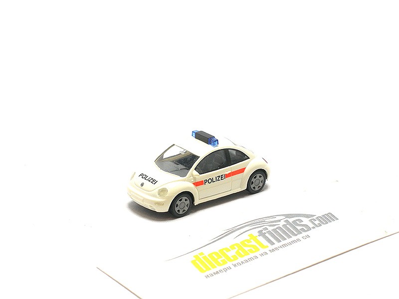 Volkswagen New Beetle Polizei Wien white