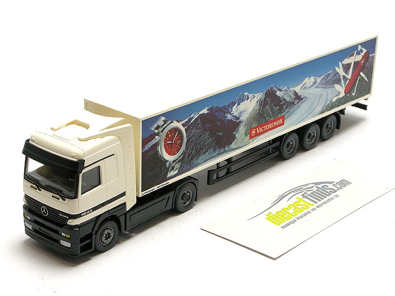 Mercedes-Benz Actros "Victorinox" Box semi-trailer truck white/black