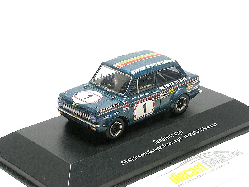 Sunbeam Imp #1 Bill McGovern (George Bevan Imp) - 1972 BTCC Champion blue metallic