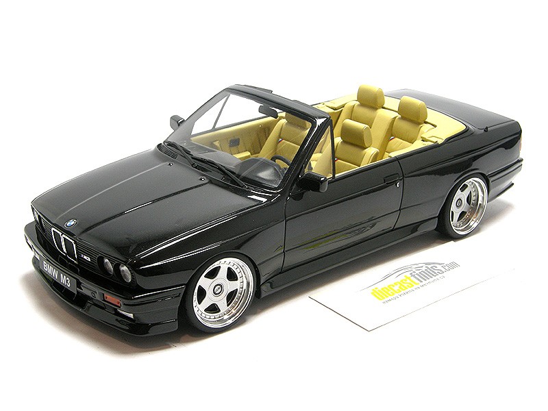 BMW M3 E30 Convertible 1989 Black - Custom Wheels!