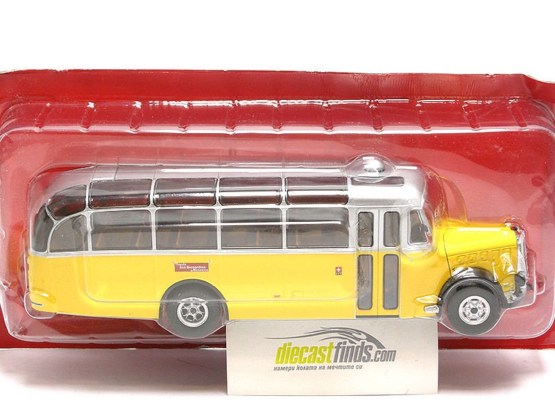 Saurer L4C 1959 Touring Coach Bus yellow/silver