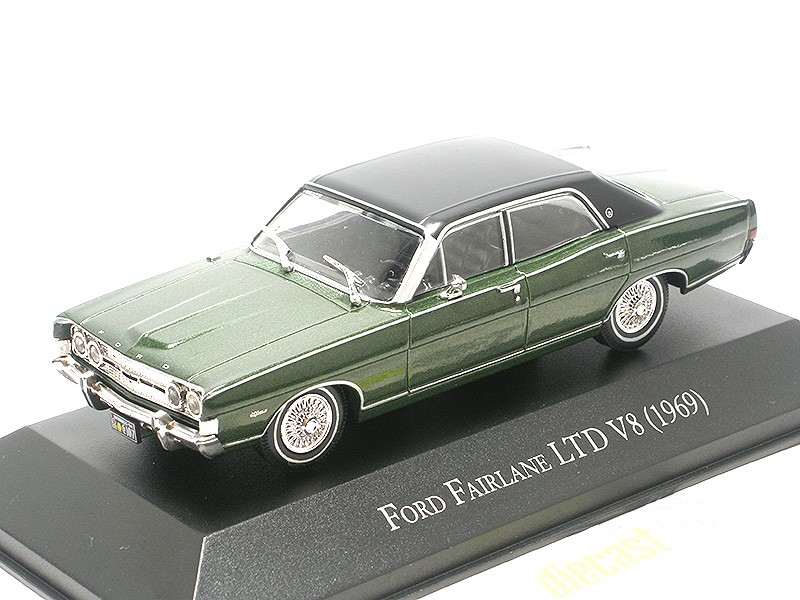 Ford Fairlane LTD V8 (1969) green metallic/black