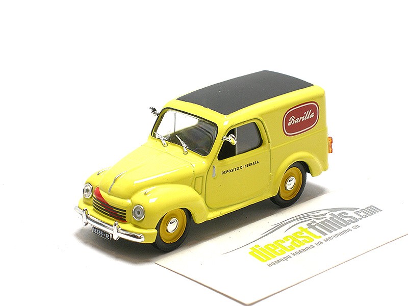 Fiat 500 C Furgoncino "Barilla" - 1951 yellow