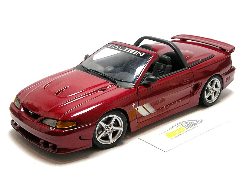 Ford Mustang Saleen S351 Convertible 1998 red metallic
