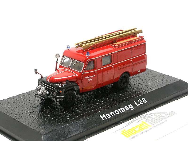 Hanomag L28 Fire Engine red