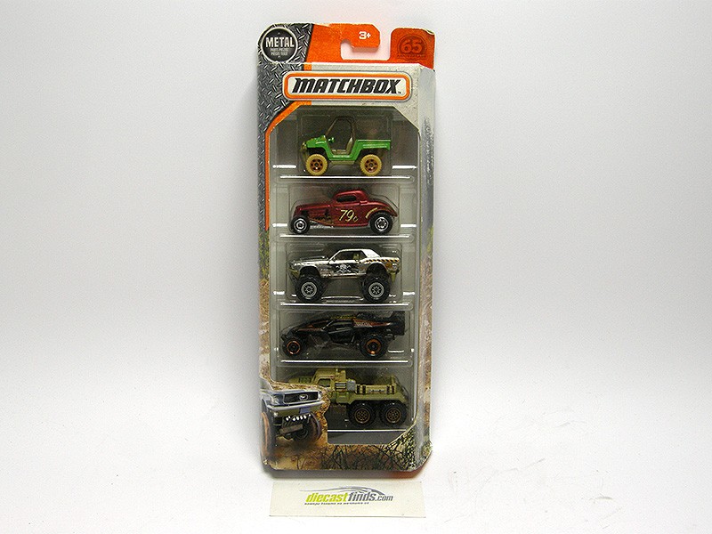 Matchbox Dirty Mudders 5-pack set