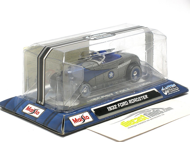Ford Roadster Custom 1932 blue/grey