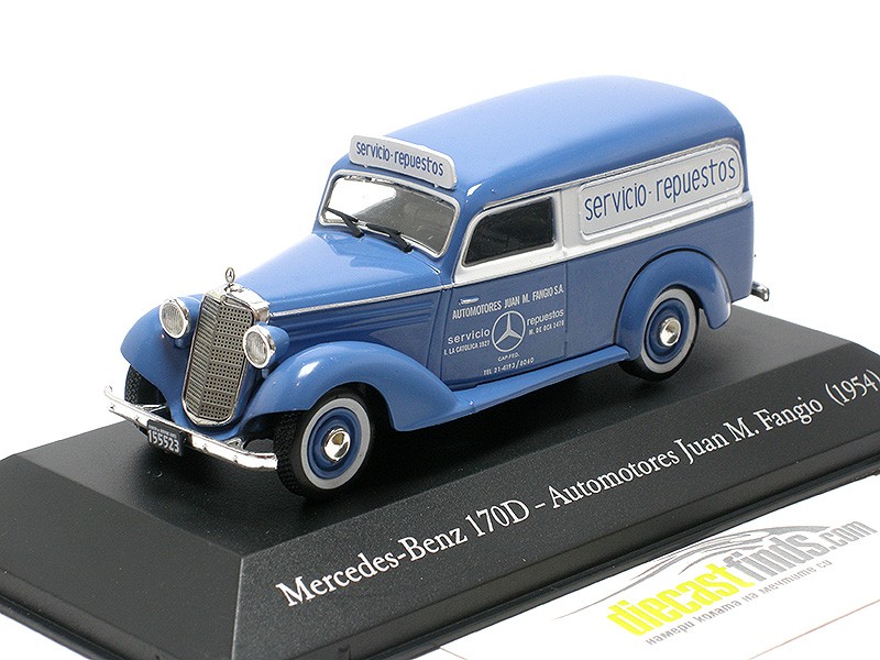 Mercedes-Benz 170D Van - Automotores Juan M. Fangio (1954) light blue/white