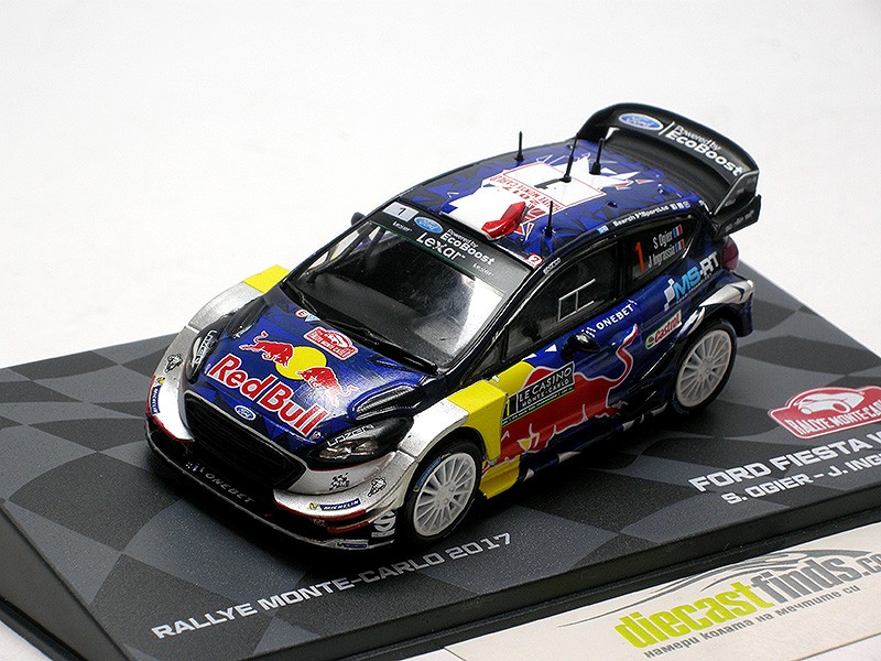 Ford Fiesta WRC #1 Sébastien Ogier-Julien Ingrassia Rallye Monte Carlo 2017 blue/silver