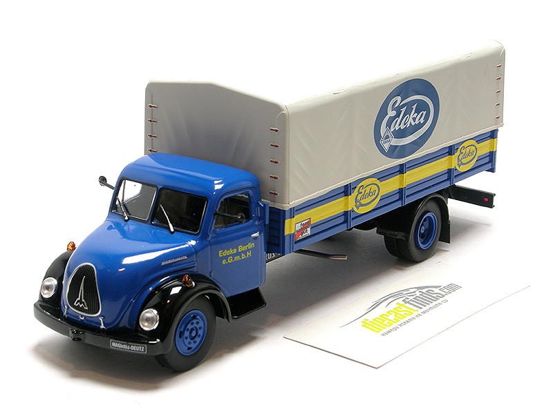 Magirus Deutz S4500 "Edeka" Supermarkets 1952 blue/yellow