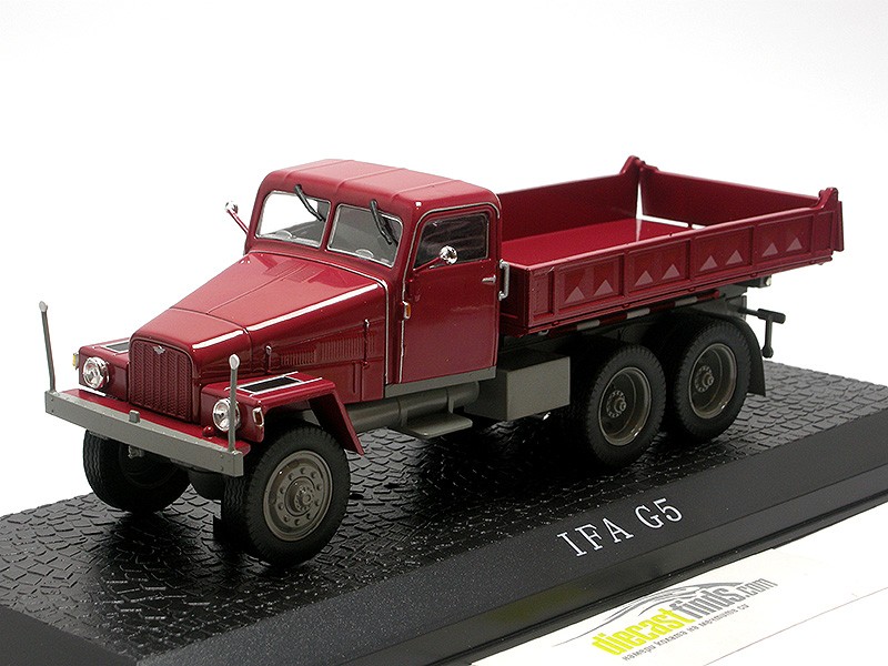 IFA G5 1952 dump truck dark red