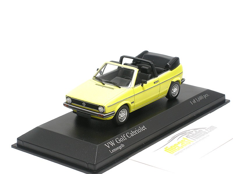 VW Volkswagen Golf Mk1 Cabriolet 1980 Lemon Yellow