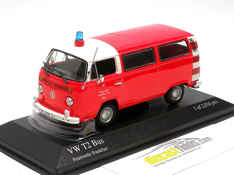 VW Volkswagen T2 Bus Feuerwehr Frankfurt