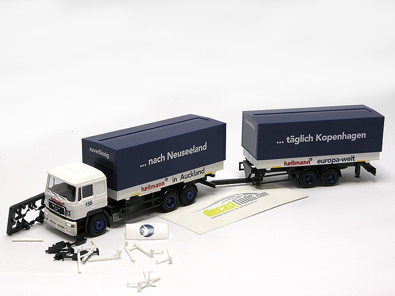 MAN F2000 "...nah Neuseeland taglich Kopenhagen" White/Blue
