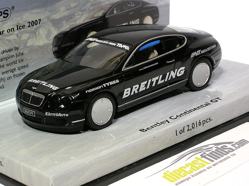 Bentley Continental GT Breitling World Record on ice 2007