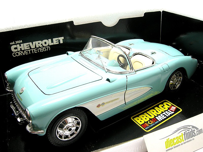 Chevrolet Corvette C1 Roadster 1957 turquoise