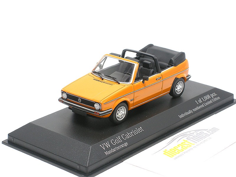 VW Volkswagen Mk. I Cabriolet Mandarin Orange