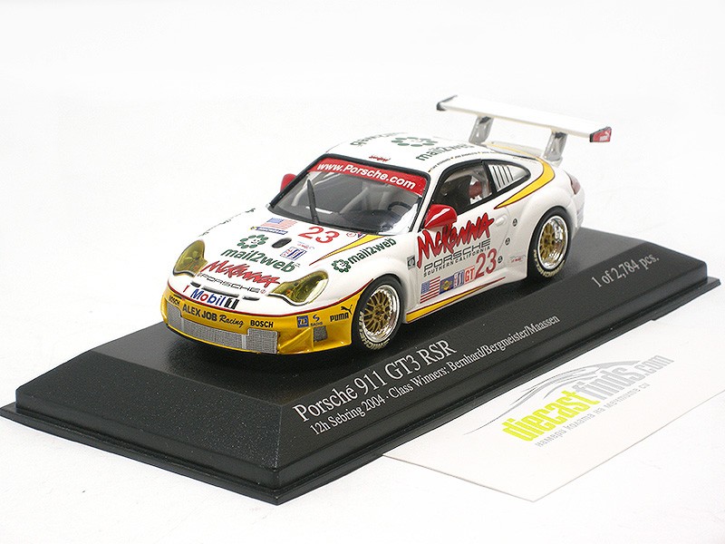 Porsche 911 GT3 RSR 12h Sebring White 2004