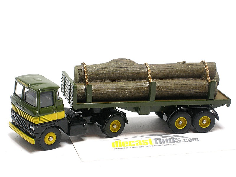Scammell Handyman Flatbed Trailer & Log Load - Forestry Commission