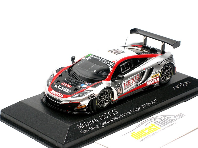 McLaren 12C GT3 Hexis Racing Cazenave/Panis / Debard/Ledogar 24h Spa 2013