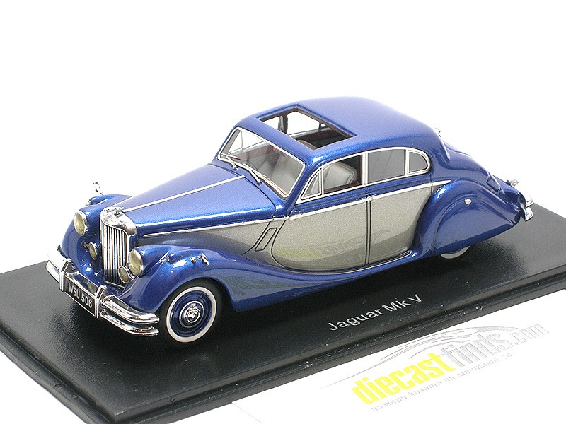 Jaguar Mk V Saloon 1950 blue metallic/silver