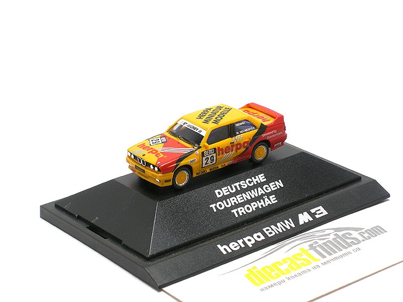 BMW M3 (E30) #29 German Touring Cars Trophy 1992 yellow/red