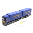 Mercedes-Benz Actros "Nord-Süd" truck with trailer blue