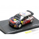 Citroen DS3 WRC #1 S. Loeb-D. Elena Rally Guanajuato México 2011 dark blue/white/red
